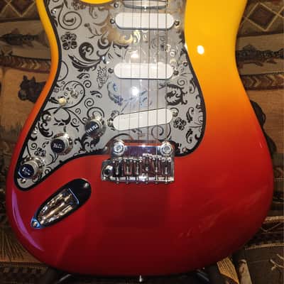 Left Handed Stratocaster Style Guitar Handcrafted Aluminum Neck image 2