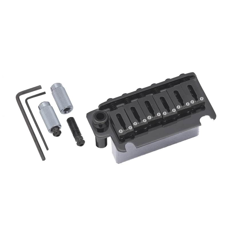 Contemporary Two Pivot Mount Block Saddles 510TS Tremolo System-Black image 1