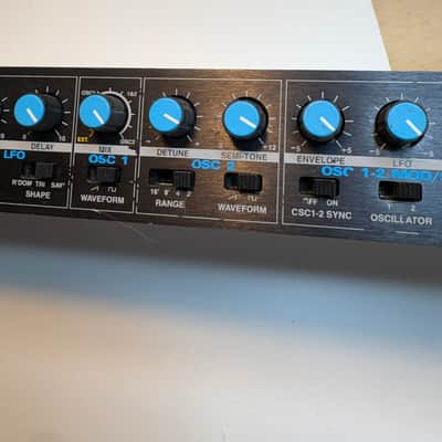 Novation Bass Station Rack Monophonic Synthesizer 1994 - Black Analog Synth MIDI CV Converter Vintage image 10