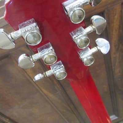 Oscar Schmidt Delta King OE-30/CH Semi-Hollow Body El Guitar With Original Gig Bag image 8