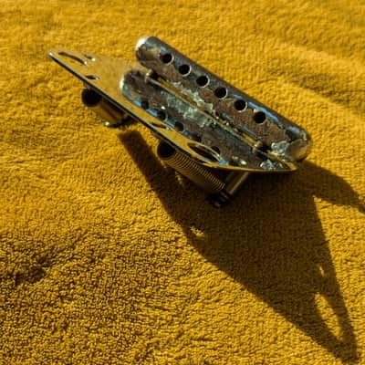 Vintage Fender Mustang Tail Piece Late 60s - Early 70s - Chrome image 3