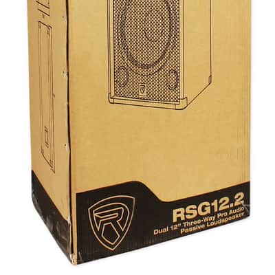 Rockville RSG12.2 Dual 12” 2000 Watt 3-Way 8-Ohm Passive DJ/Pro Audio PA Speaker image 5