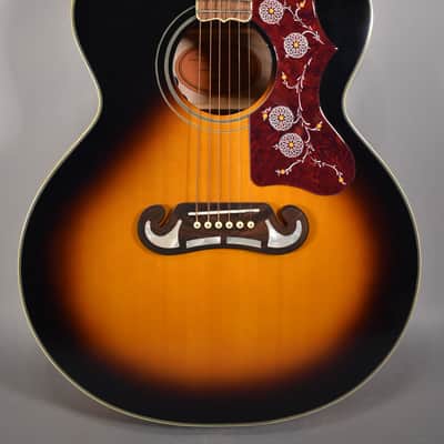 2025 Epiphone J-200 Acoustic-Electric Guitar | Aged Vintage Sunburst Gloss Finish image 2