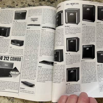 Peavey 30th Anniversary Monitor Magazine Steve Cropper Tubefx Raptor 1995 Delta blues classic 30 5150 reactor image 17