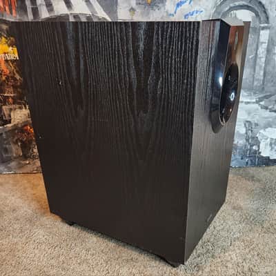Onkyo Onkyo SKW-560  powered, down-firing home theater subwoofer 90s  - Black image 3