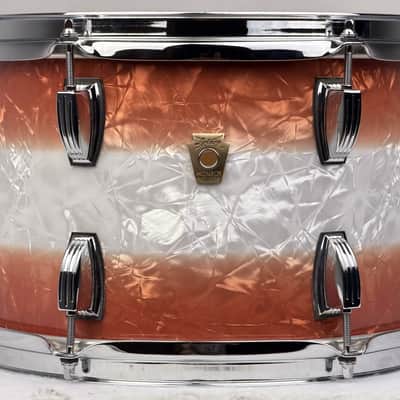 Ludwig 20/12/14/5x14" Classic Maple Downbeat Drum Set w/ Rail - Exclusive Fire Burst Pearl image 16