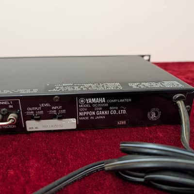 Yamaha GC2020B 2-Channel Compressor / Limiter / Expander Gate - Vintage Rack Unit Bild 9