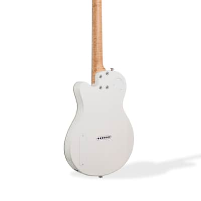 Heatley Guitars Beaumont, 2022 Amber/Ivory, Wolftone P-90's NEW (Authorized Dealer) image 10