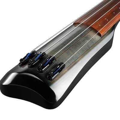 Ibanez UB804 Black Ice Burst Low Gloss Electric Upright Bass + Gig Bag Brand New image 2