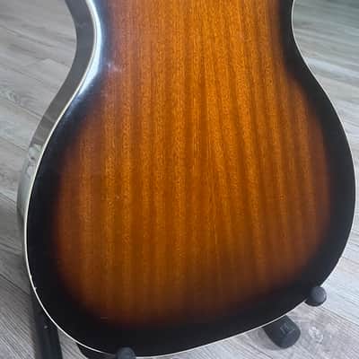 Vintage Regal Round Neck Resonator Acoustic Guitar Sunburst image 9