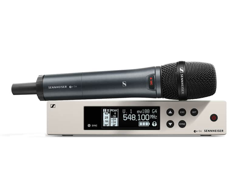 Sennheiser EW 300 G4-865-S Wireless Handheld Microphone System with MME 865 Capsule (AW+-Band: 470-558 MHz) image 1