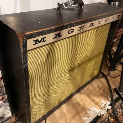 Incredibly Rare, Refurbished 1961 Magnatone Stereo Panorama Amplifier Amp - Model 260 / 1220 Custom 200 Series 2-Channel Oxford 2x12" Electric Guitar Combo Amplifier - Freshly Serviced image 13