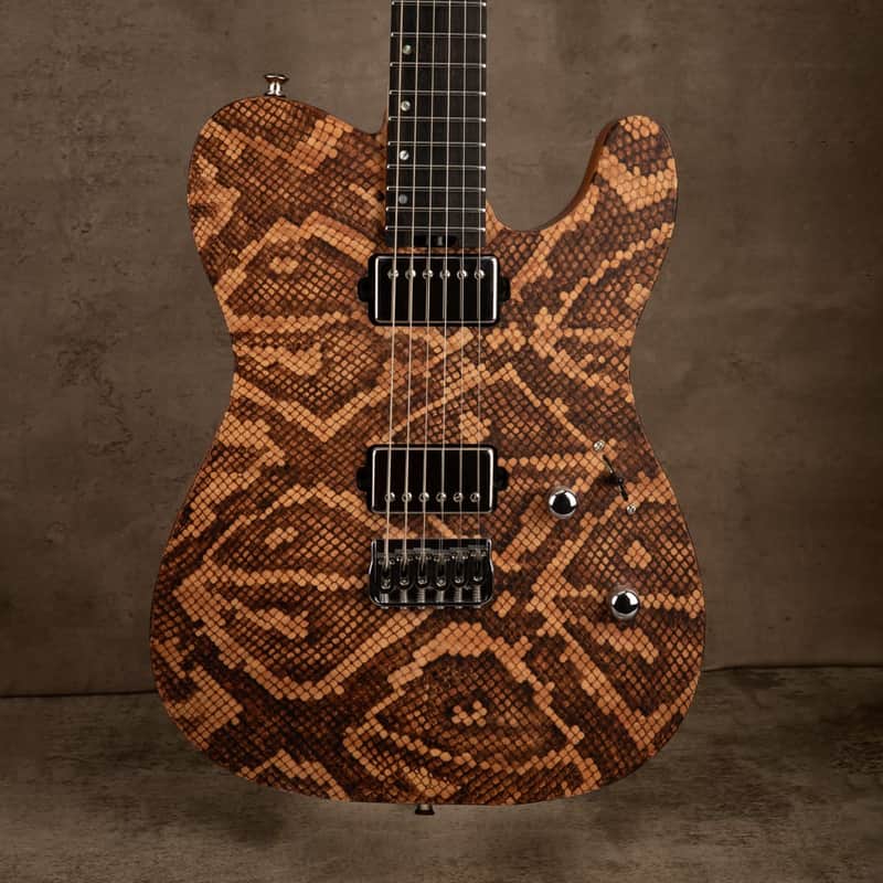 ESP USA Limited Edition TE-II Hardtail Electric Guitar - Snake Skin - #US21176 image 1