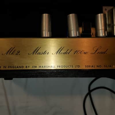1978 Marshall MK 2 / Master Model 100 Watt (Amp #3) image 6