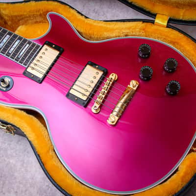 GIBSON USA Custom Shop Special Order Les Paul Axcess Custom "Chrome Pink + Ebony" (2025) image 2