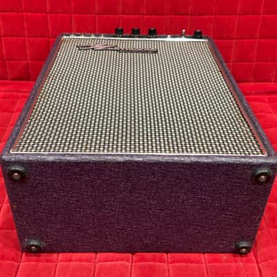 Vintage 1960’s Teisco Northland Canadiana III Tube Amp Purple Tolex Tremolo RARE image 13