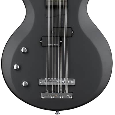 Schecter dUg Pinnick DP-12 LH Left-handed 12-string Bass Guitar - Satin Black image 1