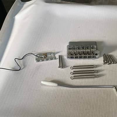 1990's Fender USA Eric Clapton Signature Stratocaster 6 Post Chrome Tremolo Bridge & Arm image 1