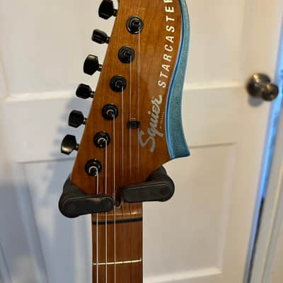 Squier Contemporary Active Starcaster - Gunmetal Metallic w/Case! image 3