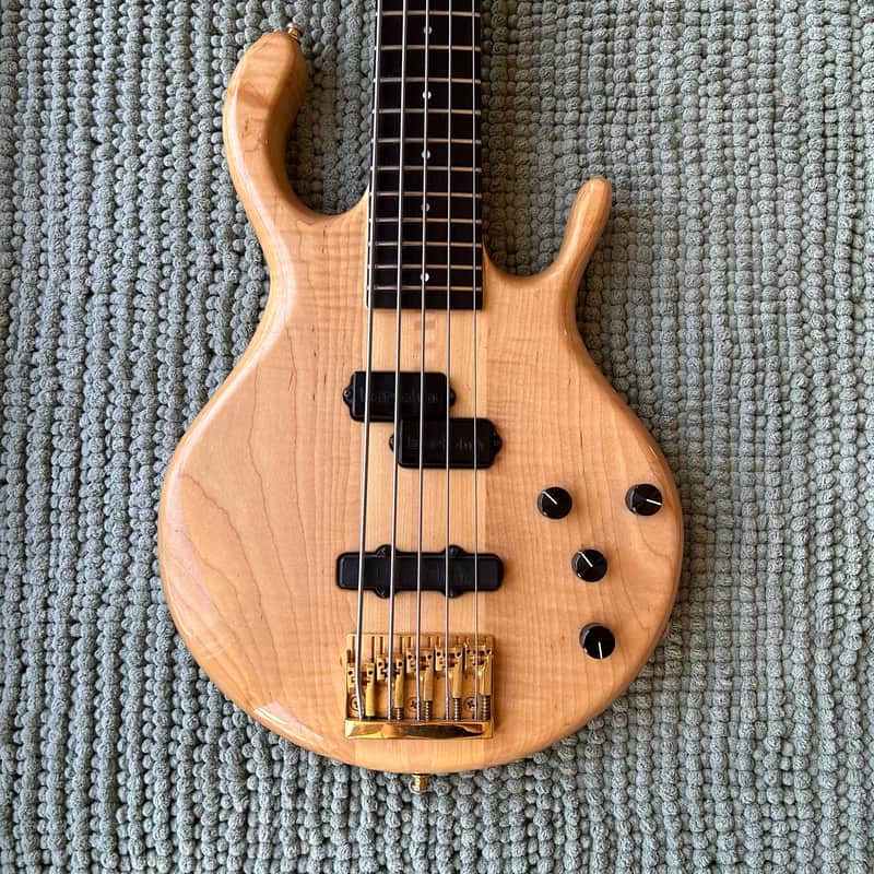 1990 Pedulla USA Custom MVP-5 5-String Electric Bass Guitar w/ Gig Bag image 1