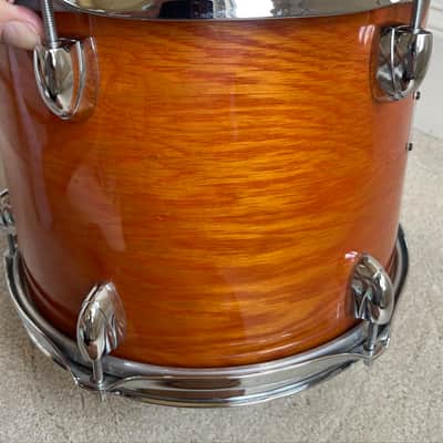 Yamaha 12” Oak Custom mounted Tom Drum MIJ 2000s - Honey Amber image 6