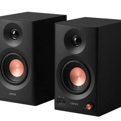 Audio-Technica AT-LP120XUSB-BK Direct-Drive Manual Turntable Package with Edifier MR3 Bluetooth Speakers image 13