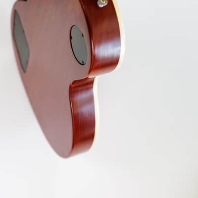Gibson Les Paul Traditional Pro V Satin Mahogany Top 2020 - Satin Wine Red image 11