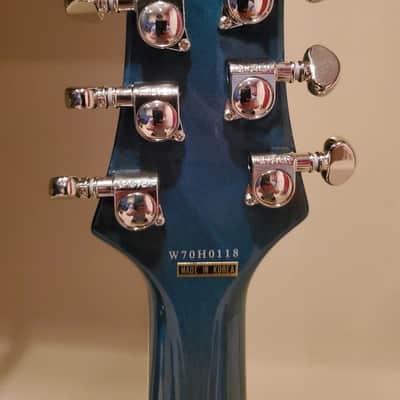Diamond MONEX15-IB Monarch Quilt Maple Top Electric Guitar Ice Blue image 8