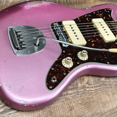 MyDream Partcaster Custom Built - Relic Burgundy Mist Lollar JM 58 Halon image 5