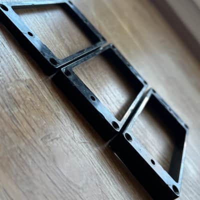 Hand aged Les Paul 3 Pickup Rings CAB BLACK Gibson Historic tall M69 rings | 59 Parts image 2