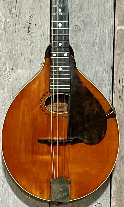 Fantastic Gibson Style A Mandolin 1917 Natural, Original Pickguard & Case, Includes a fresh Pro Setup ! image 1
