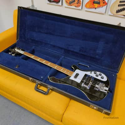 Rickenbacker 4001 JetGlo 4-String Bass 10.20lbs 1976 Hipshot #PI-6183 Pre-Owned image 23