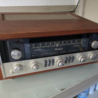 Iconic McIntosh MX110 Preamp/Tuner 1968-1971 - Oiled Walnut image 3