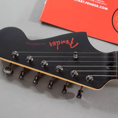 2025 Fender Japan MIJ Limited Hybrid II Jazzmaster Noir Black Original Gig Bag image 3