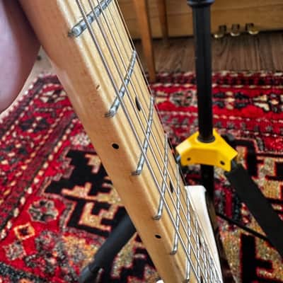 Fender American Deluxe Ash Telecaster 2014 - white blonde, upgrades image 13