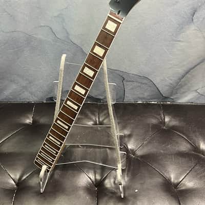 Squier Loaded Quartersawn Telecaster Neck with Block Inlays, Charcoal Frost Metallic Painted Headstock Face image 2