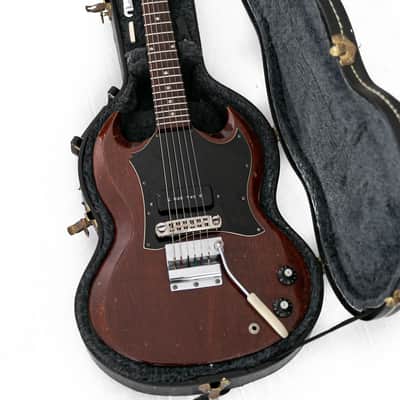 1969 Gibson SG Junior with Vibrola and a Large Guard in Cherry image 6