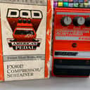 DOD Compressor Sustainer FX80B With Box, Pedal Poster & Manual  1990s - Red
