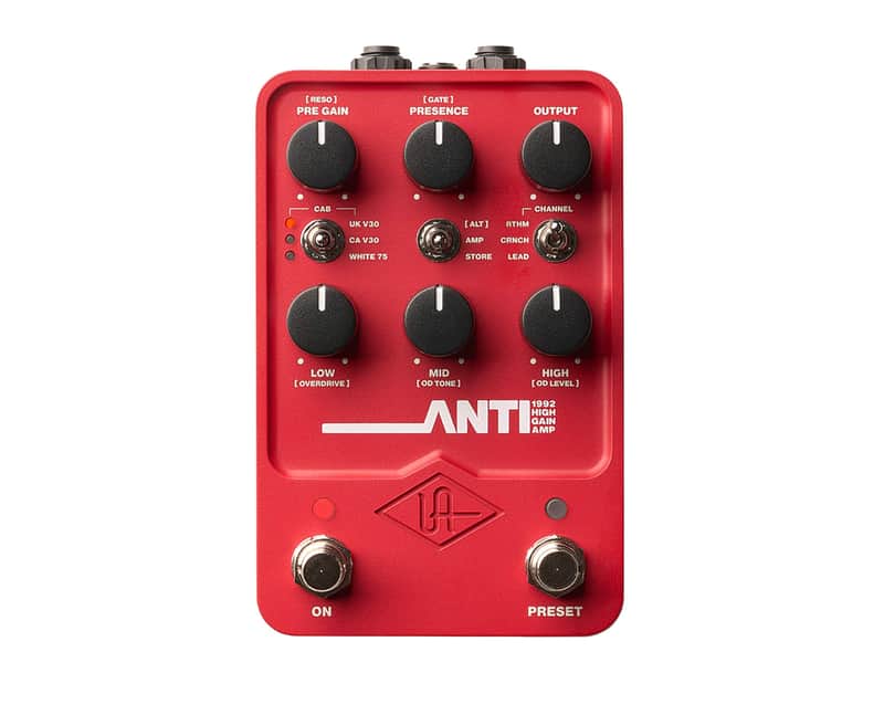 Universal Audio UAFX ANTI 1992 High Gain Amp Modeling Pedal (Open Box) image 1