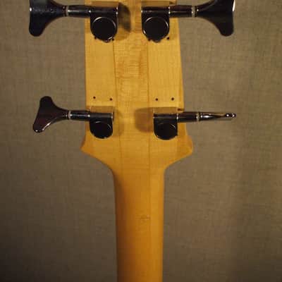 1983 ARIA Thorsound TSB-350 "Duran Duran" bass, Black/natural, gig bag image 6