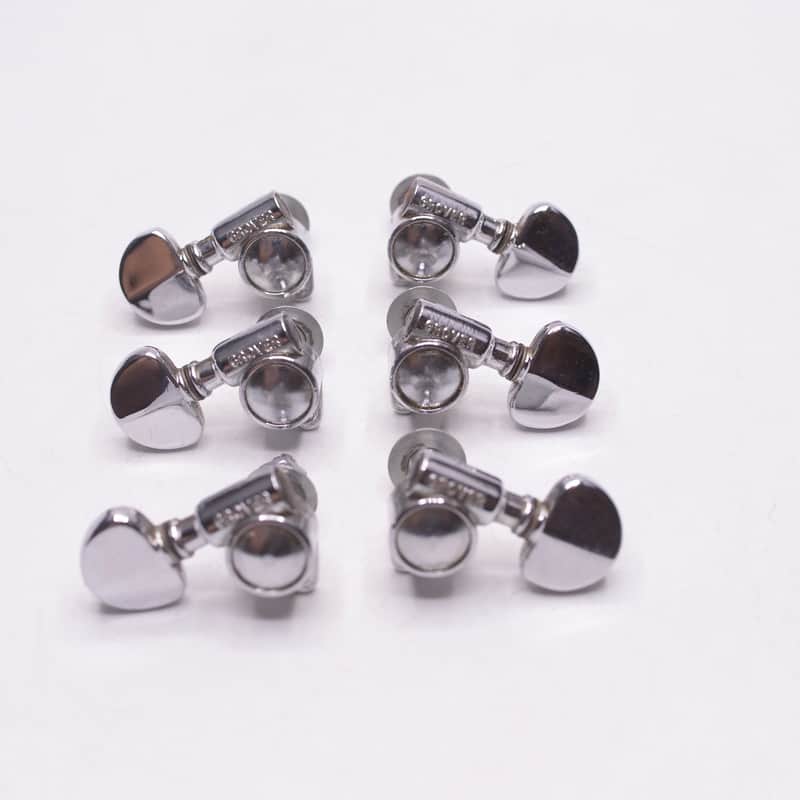 1960-1970 Grover Milk Bottle Rotomatic Tuners Chrome