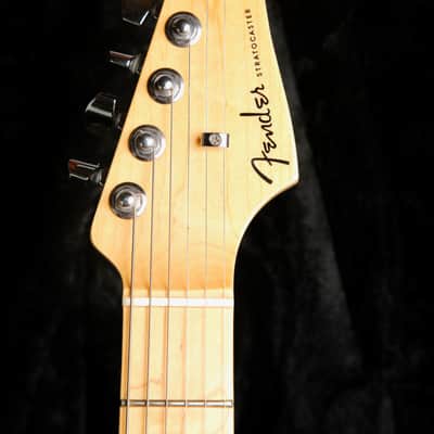 Fender American Elite Stratocaster HSS Shawbucker Electric Guitar Ocean Turquoise 2018 Pre-Owned image 3