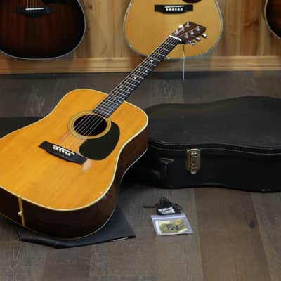 1970 Martin D-28 Dreadnought Acoustic Guitar Natural + OHSC image 1