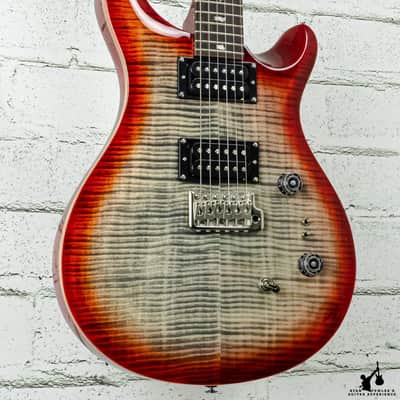 PRS SE Custom 24-08 Charcoal Cherry Burst w/ bag (#3769) image 2