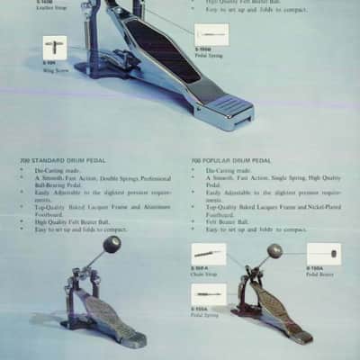 PEARL STANDARD SPEED PEDAL 709 - Single Bass Drum Pedal Vintage 60s/70s image 6