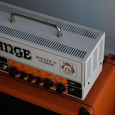 Orange Rocker 15 Terror 2-Channel 15-Watt Guitar Amp Head - White image 5