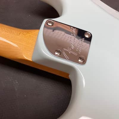 Fender Research and Development one off red cedar 60s vintage stratocaster chris fleming sonic blue image 13