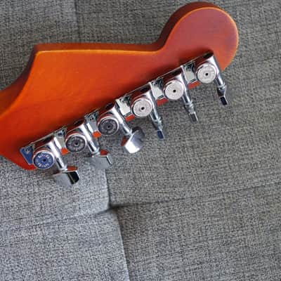 Warmoth 1-Piece Maple Neck with Amber Finish and Locking Hipshot Tuners! image 6