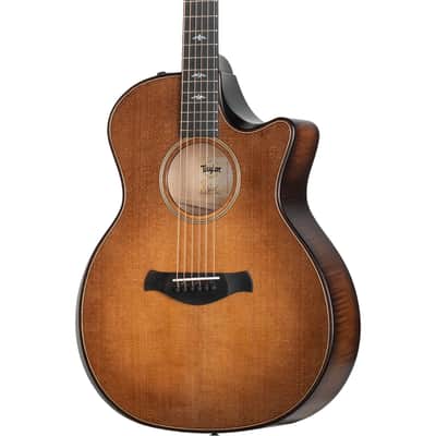 Taylor 614ce Builder’s Edition Acoustic Electric Guitar - Wild Honey Burst image 5