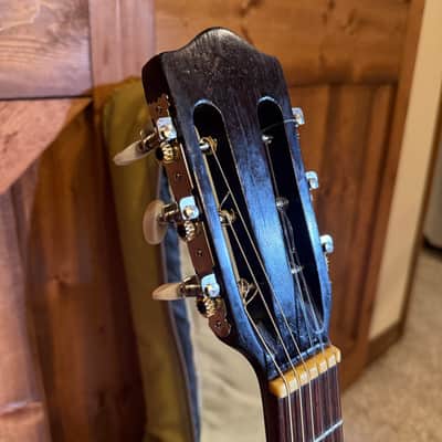 Vintage 1960s Yamaha Nippon Gakki Dynamic S70 Guitar + Padded Case | New Tuners, New Strings, Pro Neck Repair image 2